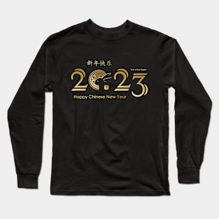 Happy chinese new year 2023 rabbit zodiac Long Sleeve T-Shirt